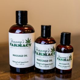 CBD Frannys Massage Oil